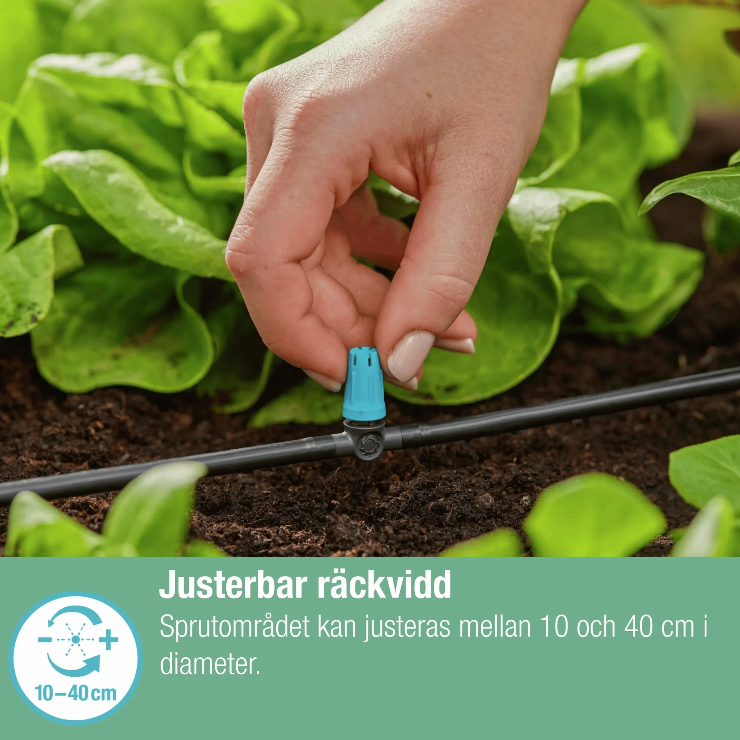 Ytspridare MicroDrip Inline 10-p>Gardena Sale